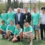 В Севастополе Общественный совет при УМВД организовал товарищеский матч по мини-футболу для кадетов и подростков, попавших в сложные жизненные ситуации